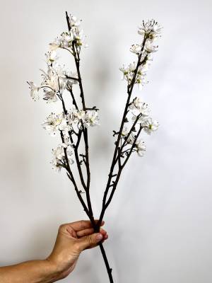 Artificial cherry blossom cream, 84 cm - flowers delivery Dubai