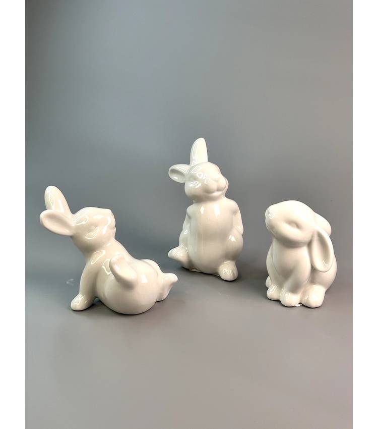 Ceramic bunny 10-15 cm