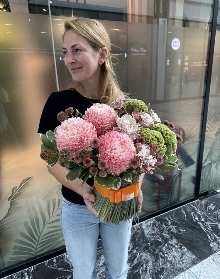 composition flowers "Warmth of the Soul"