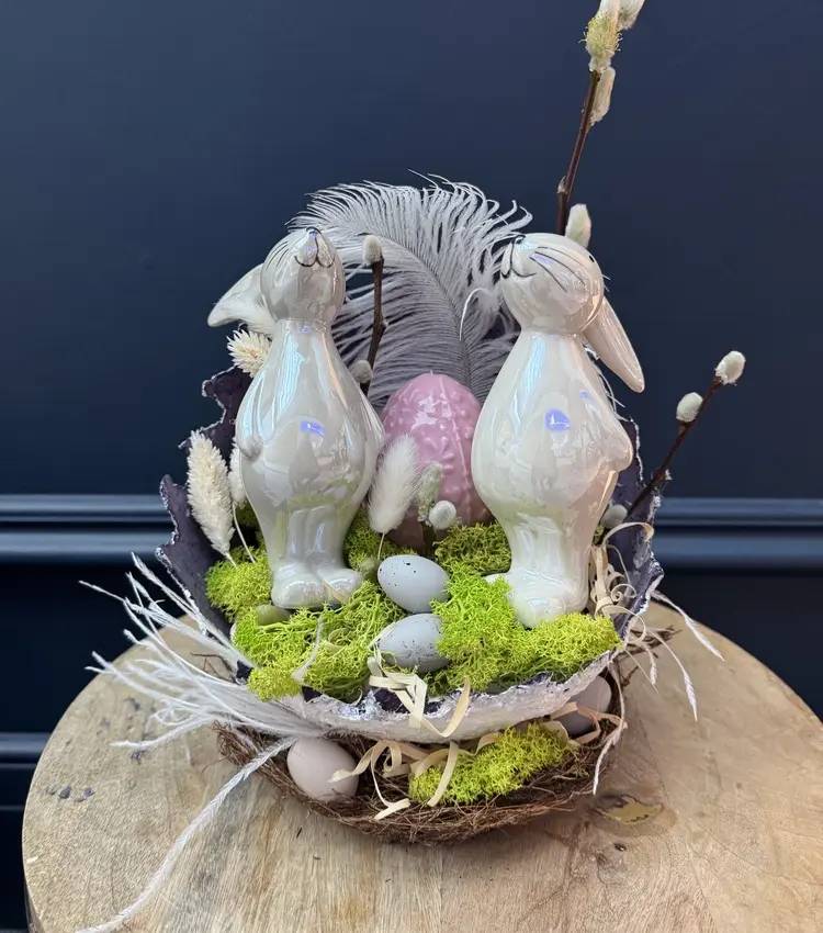 Easter composition "Hare stories"