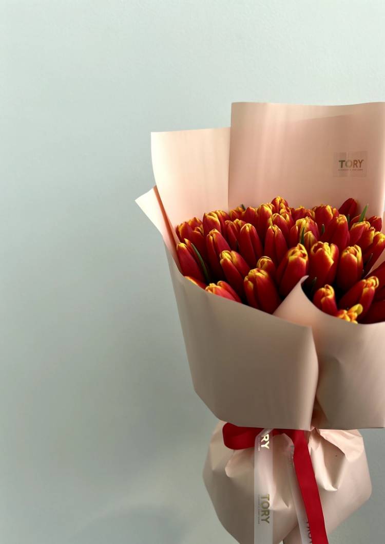 Bouquet of 51 tulips 