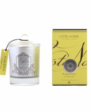 Scented candle Summer pear SILVER, 185 g - flowers delivery Dubai