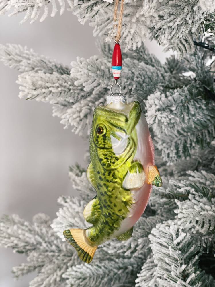 Christmas tree decoration glass Catch of the day fish assorted, 15 cm