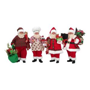 Santa standing 28cm assorted - flowers delivery Dubai