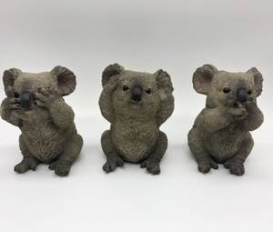 Statuettes set of Koala Babys 