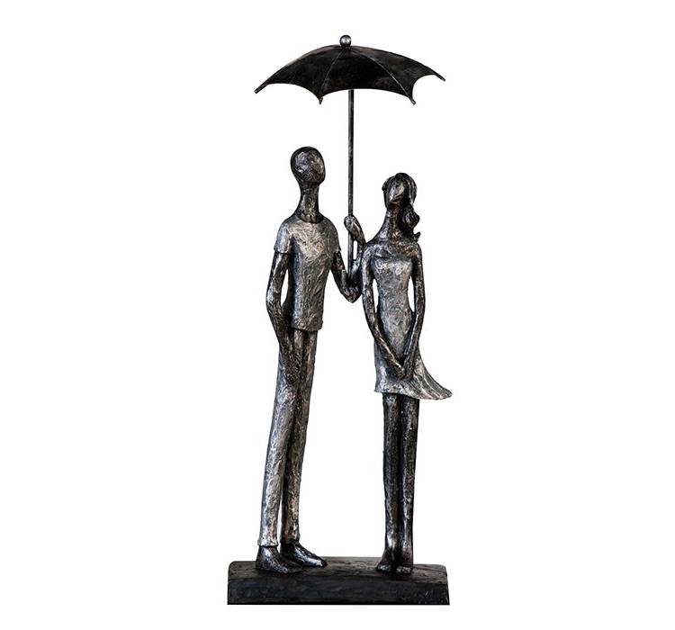 sculpture"Umbrella"poly,antique silver